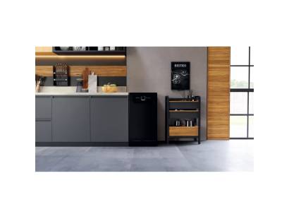 Hotpoint Slimline HF9E 1B19 B UK Freestanding Dishwasher - Black