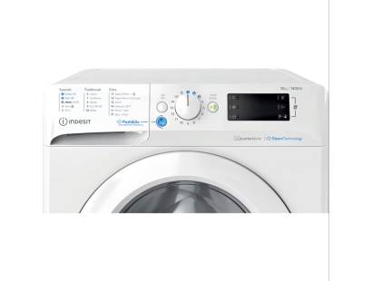 Indesit BWE101496XWVUK Push&Go Steam WASHING MACHINE