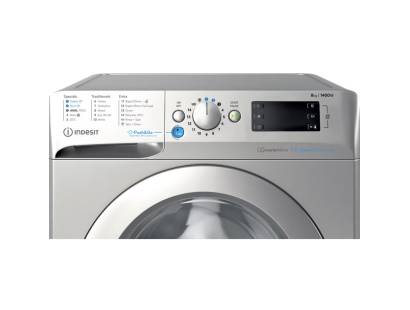 Indesit BWE81496XSVUK Silver Washing Machine