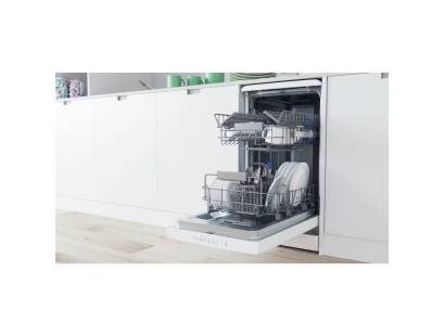 Indesit DSFO3T224ZUKN Freestanding Slimline Dishwasher