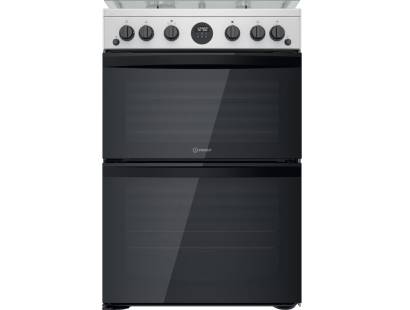 Indesit ID67G0MCXUK Gas Double Cooker