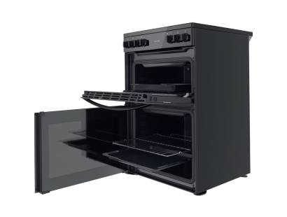 Indesit ID67V9KMBUK Black Electric Cooker