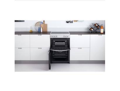 Indesit ID67V9KMWUK White Electric Cooker