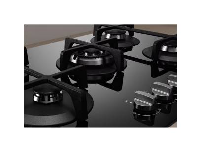 Indesit ING72TBK Black Gas Hob