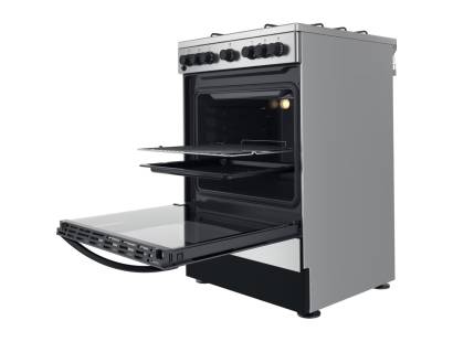 Indesit IS67G5PHX Dual Fuel Cooker - Inox