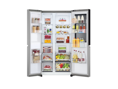 LG GSVV80PYLL Frost Free American Fridge Freezer - Prime Silver