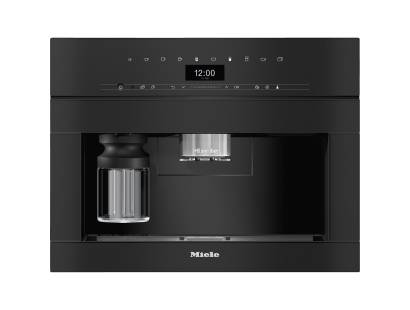 Miele CVA7440 Built-in Coffee Machine - Obsidian Black