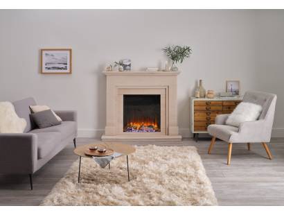 New Forest 650SQ Electric Fire with Deluxe Logs