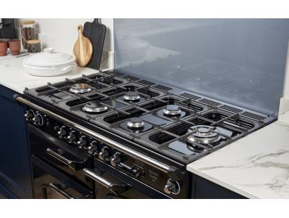 Rangemaster INF100DFFBL Infusion Dual Fuel Black Range Cooker