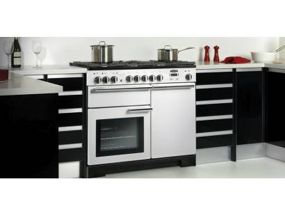 Rangemaster PDL100DFFCRC Cream Chrome Range Cooker