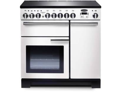 90 cm range cooker with induction hob