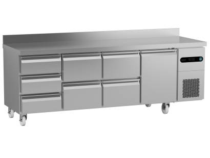 Snowflake SCR-225DG-LLRR-RRC-C1 4-Section Refrigerated Counter