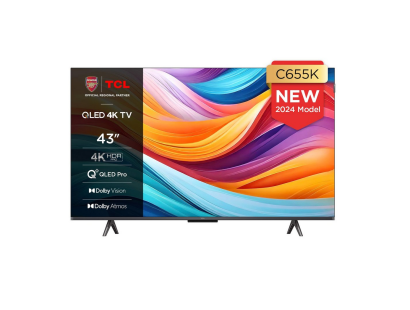 TCL 43C655K 43 inch 4K QLED HDR Pro Android TV