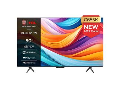 TCL 50C655K 50 inch Frameless FHD HDR Smart Android TV