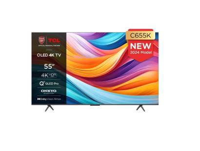 TCL 55C655K 55" 4K QLED HDR Pro Android TV