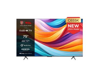 TCL 75C655K 75 inch 4K QLED HDR Pro Android TV