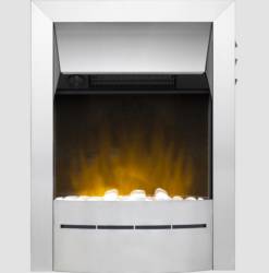 Dimplex Savena Ecolite Brushed Chrome Electric Fire