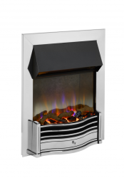 Dimplex Dumfries Chrome Optiflame 3D Electric Inset Fire