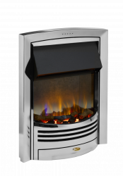 Dimplex Glencoe Chrome Optiflame 3D Electric Inset Fire