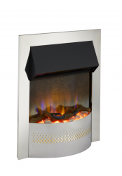 Dimplex Portree Chrome Optiflame 3D Electric Inset Fire