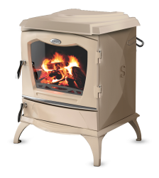 Stanley Lismore Multi-Fuel ECO Stove - Cream Enamel