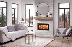 Studio Air Edge Inset Wood Burning Fire