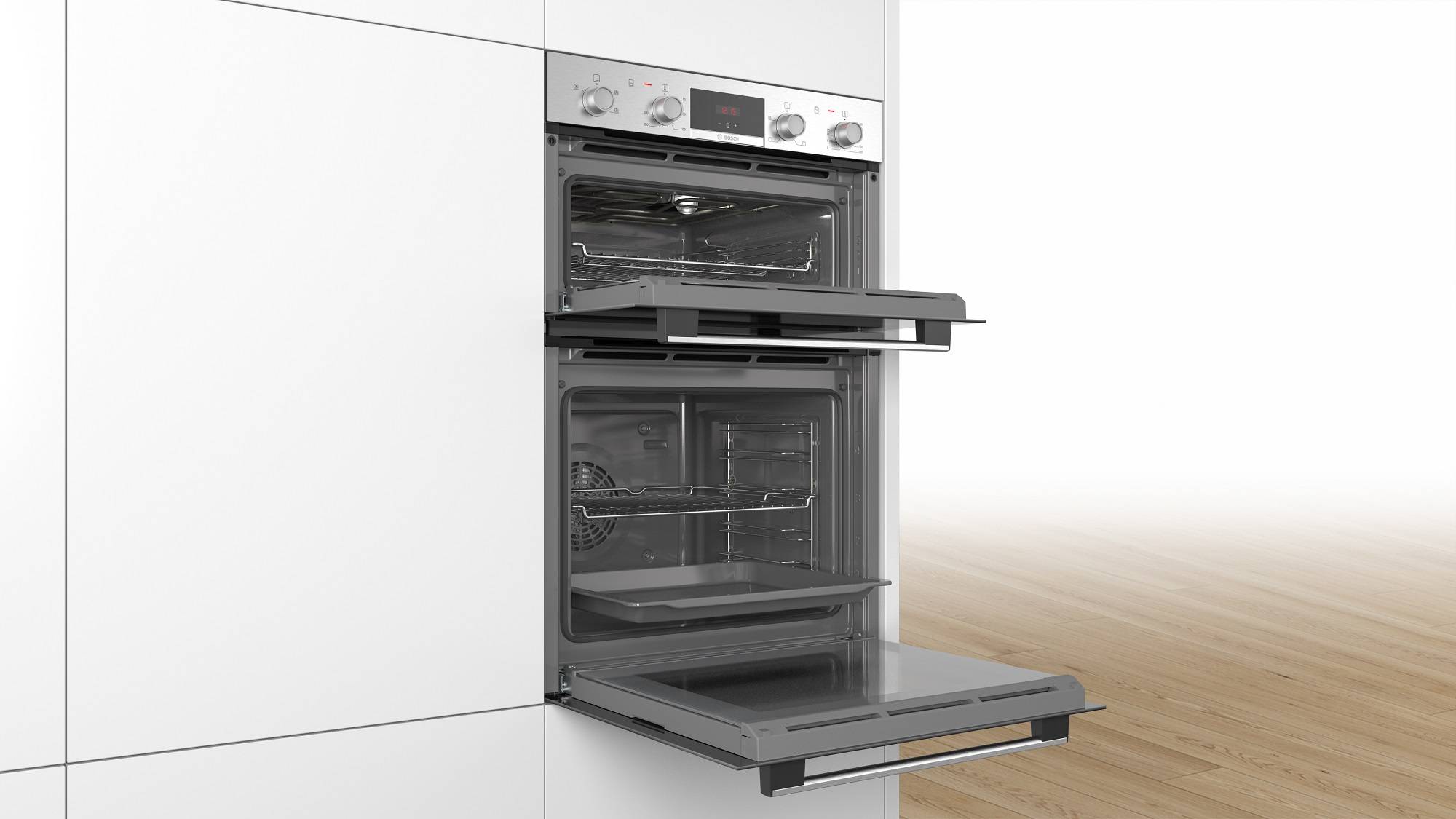 eye level double gas oven