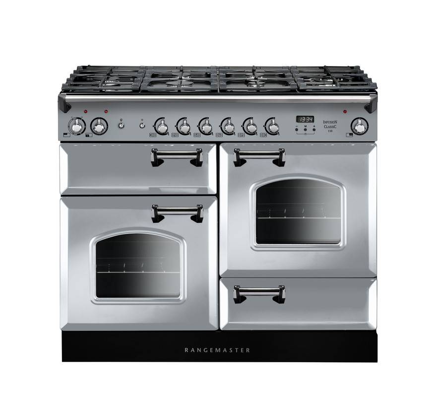 rangemaster inf110dffsl 110cm dual fuel slate range cooker